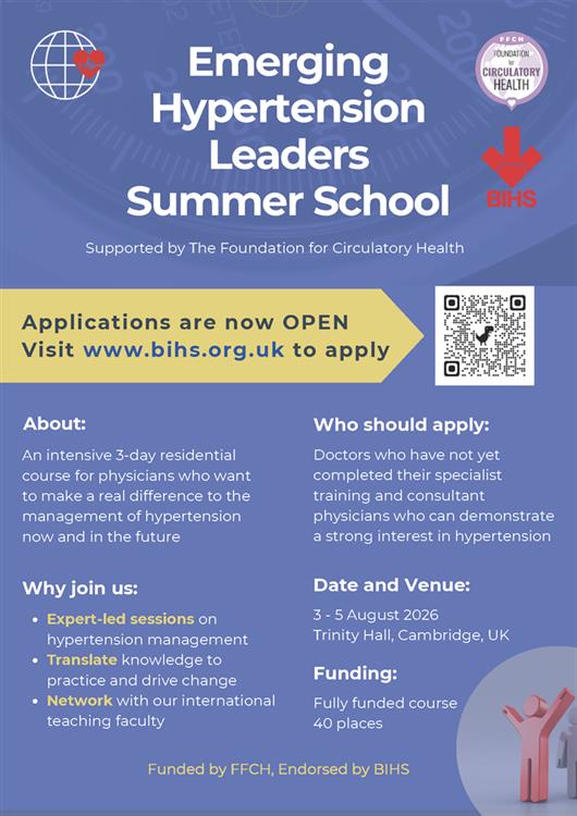 Emerging Hypertension Leaders Summer School 2026